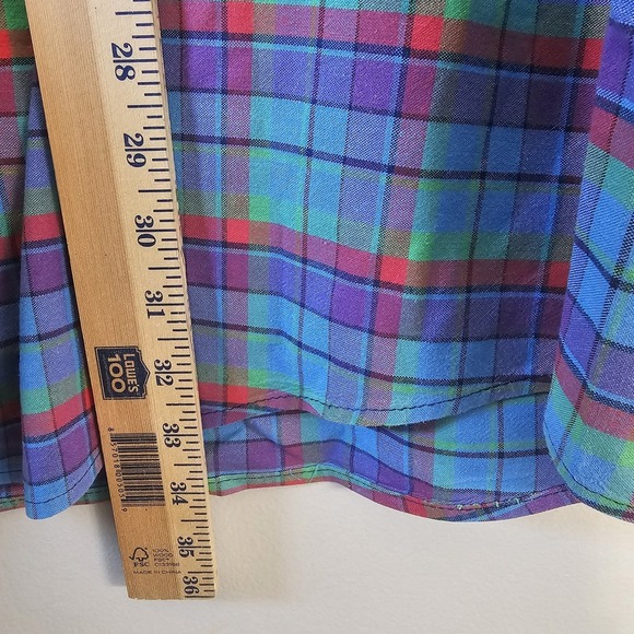 Cinch Shirt Men's Size XXL Button Down Long Sleeve Front Pocket Logo Plaid - Picture 8 of 9